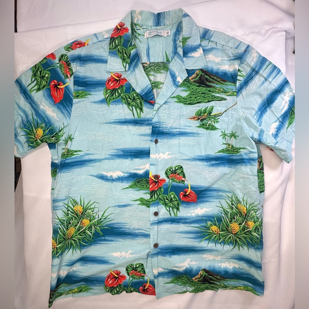 Kekrole Vintage Hawaiian Shirt (Made in Hawaii, USA)
- Size XL
